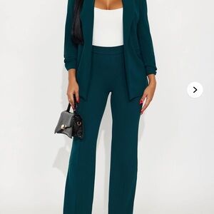 High waisted trousers